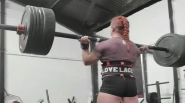 Rhianon Lovelace Axle Press Unofficial World Record