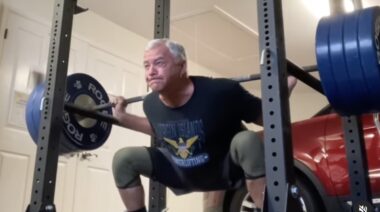 John LaFlamme PR squat July 2022