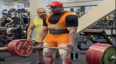 Peiman Maheripourehir 996-Pound Deadlift Double July 2022