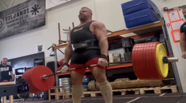 Rauno Heinla unofficial record deadlift July 2022