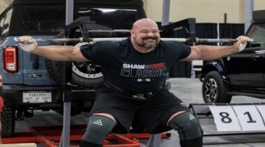 Brian Shaw Lifting a Car Spring 2022