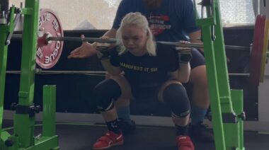 Heather Connor 336-Pound PR Squat August 2022