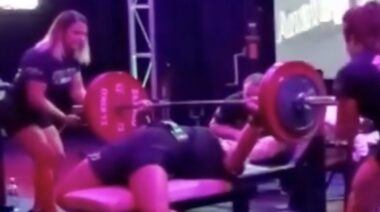 Julia Mills Bench Press 2022 Irish Pro Invitational