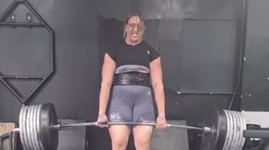 Lucy Underdown Unofficial Deadlift WR Training August 2022