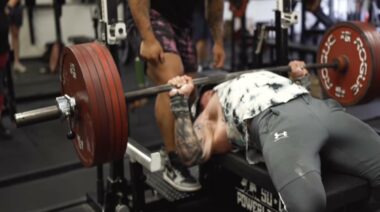 John Haack Bench Press PR 606 Pounds September 2022