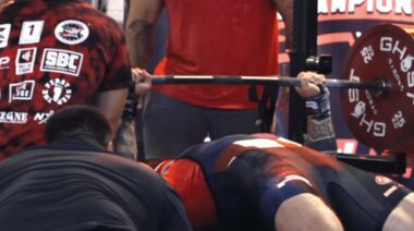 John Haack bench press World Record 2022 USPA Raw Pro