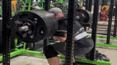 Mitchell Hooper Five-Rep PR Back Squat September 2022