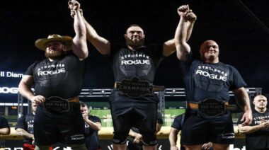 2022 Rogue Invitational Strongman Podium