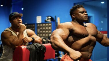 Blessing Awodibu, Phil Heath, training October 2022