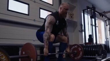 Hafthor Bjornsson deadlift return October 2022