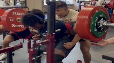 Jalen Faulk 661-pound squat October 2022