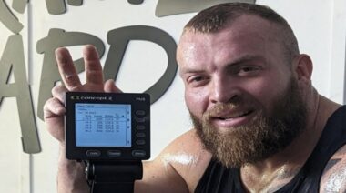 James Hall SkiErg Row World Record