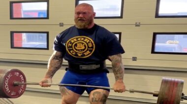 Hafthor Bjornsson Deadlift November 2022 Powerlifting Return