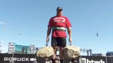 Mitchell Hooper Dinnie Stones World Record