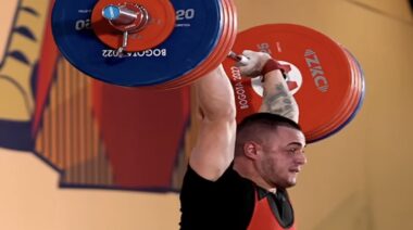 Karlos Nasar Clean & Jerk World Record 2022 IWF Worlds