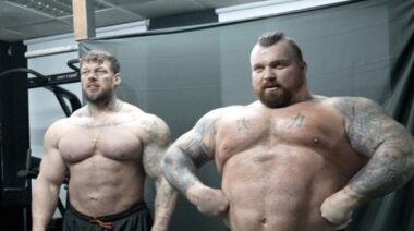 Eddie Hall and Jamie Christian-Johal