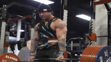 John Haack 915-pound deadlift PR January 2023