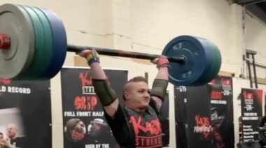 Rhianon Lovelace Axle Press World Record January 2023