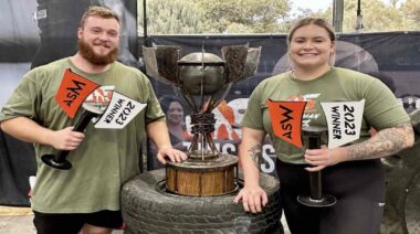 Josh Pattaca, Nicole Genrich 2023 Australia's Strongest Man:Woman Victory Photo