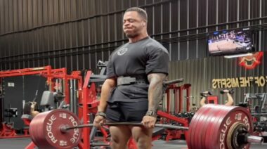 Jamal Browner 959-Pound Conventional Deadlift April 2023