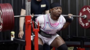 Russel Orhii Squat Double PR 744 Pounds