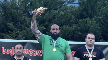 Konstantine Janashia 2023 Georgia's Strongest Man Win