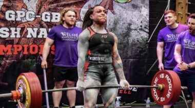 Laura Sancho British Record Deadlift Pull April 2023