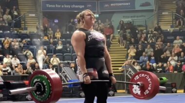 Lucy Underdown Kratos Bar Deadlift World Record May 2023