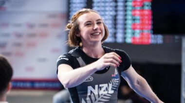 Evie Corrigan Smiles After 2023 IPF Worlds Win