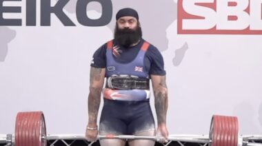 Inderraj Singh Dhillon Deadlift World Record 850 Pounds, IPF Worlds 2023