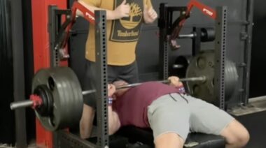 Morgan Nicholls 525-Pound Bench Press June 2023