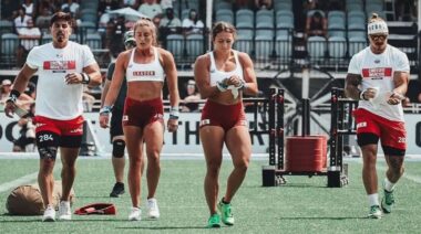 CrossFit Games Team CrossFit Invictus walking on field