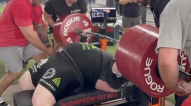 Jimmy Kolb Bench Press 1401 Pounds Equipped